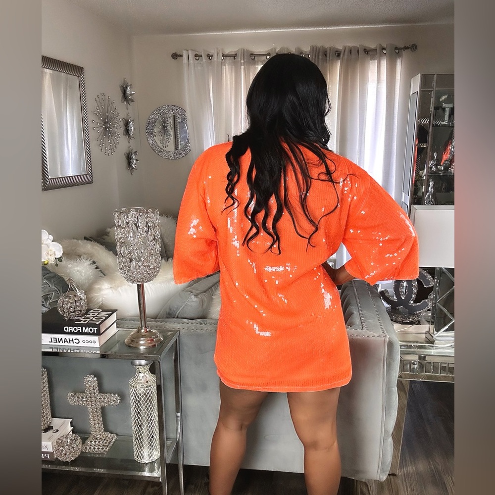 Sale‼️Houston Astros sequin dress - Picture 3 of 10